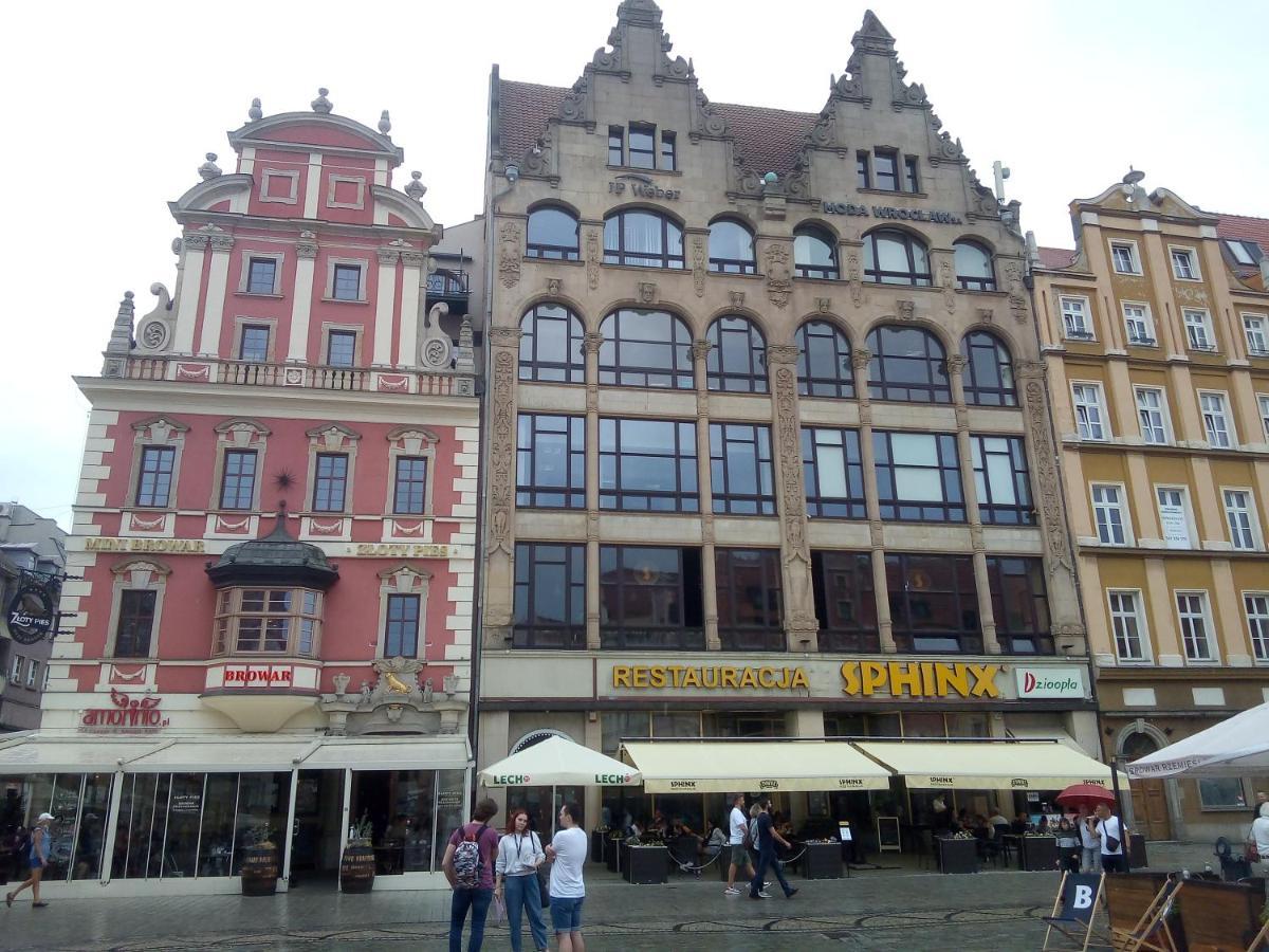 Rynek - Apartament Rodzinny Na Wroclawskim Rynku! Im Dluzej Tym Taniej! מראה חיצוני תמונה